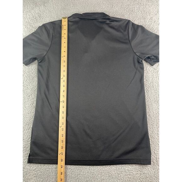 Adidas Shirt Mens Medium Black Soccer Polo FC Footfire Lubbock TX Short Sleeve - Picture 7 of 11